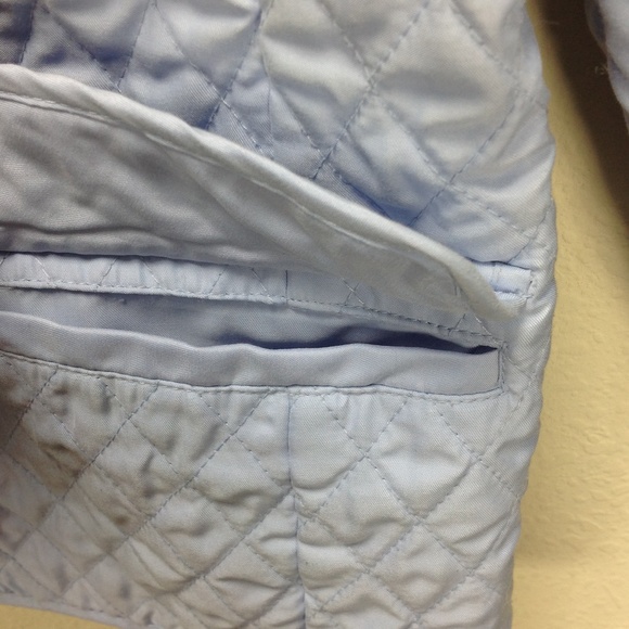 Loft Light Blue Quilted Fitted Jacket - Picture 4 of 5